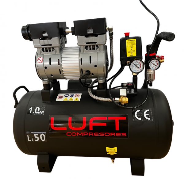 Compresor Dental Insonoro 50 Litros 1 Hp 220v. LUFT
