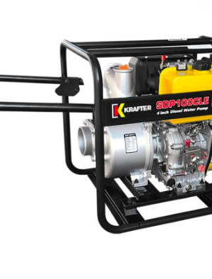 Motobomba Diésel KRAFTER SDP100CLE 4″x 4″