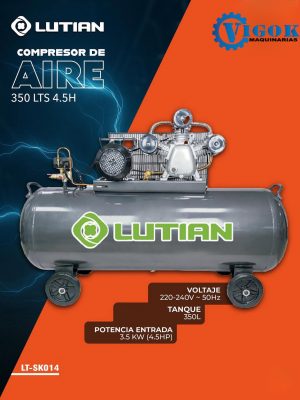 COMPRESOR DE AIRE 350 LTS 4.5HP LUTIAN