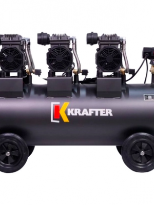 COMPRESOR LIBRE DE ACEITE MZB-1100H 1.1KWX3  100L