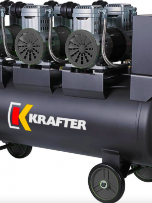 COMPRESOR LIBRE DE ACEITE 1.5KWX3  100L